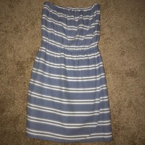 GAP WOMENS STRAPLESS DRESS